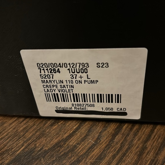 YSL Marilyn 110 pump Violet - Picture 5 of 5